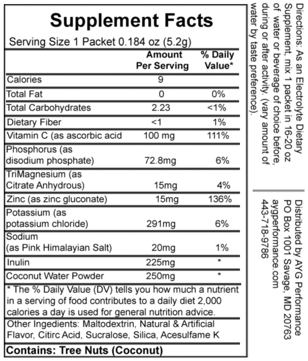 Variety Pack Flavors (12) Packets